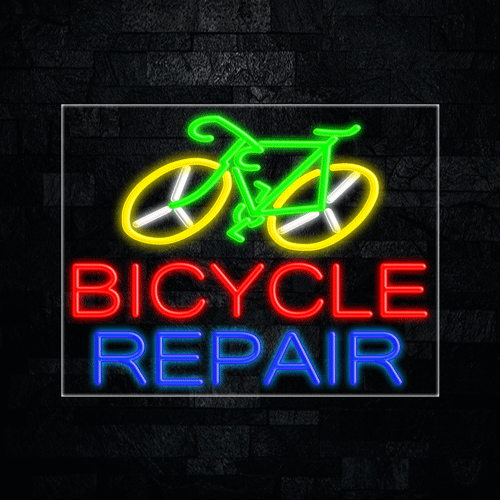 Bicycle Repair LED Flex Sign 31″ x 24″