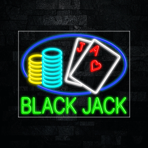 Black Jack LED Flex Sign 31″ x 24″