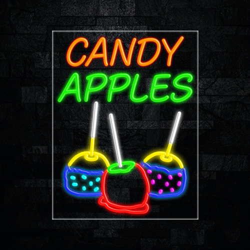 Candy Apples LED Flex Sign 31″ x 24″