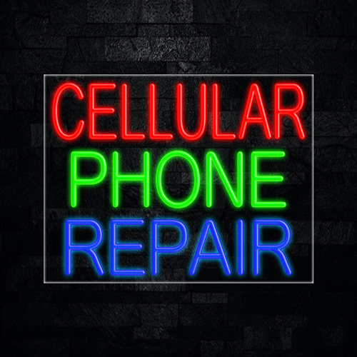 Cellular Phone Repair LED Flex Sign 31″ x 24″