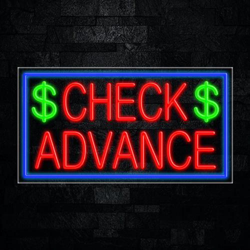 Check Advance LED Flex Sign 37″ x 20″