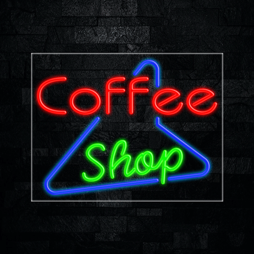 Coffee Shop LED Flex Sign 31″ x 24″