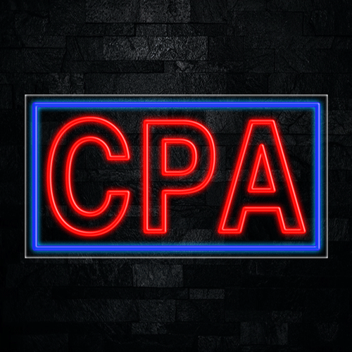 CPA LED Flex Sign 37″ x 20″