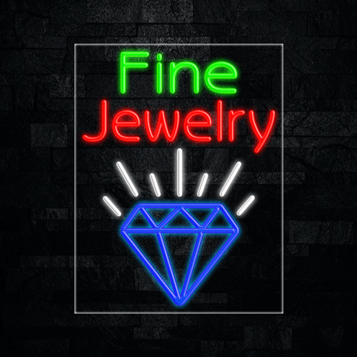 Fine Jewelry LED Flex Sign 31″ x 24″