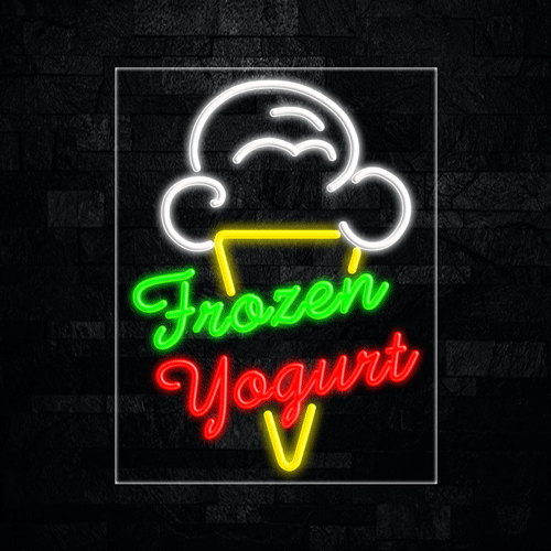 Frozen Yogurt LED Flex Sign 31″ x 24″