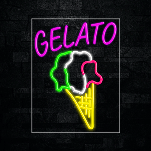 Gelato LED Flex Sign 31″ x 24″