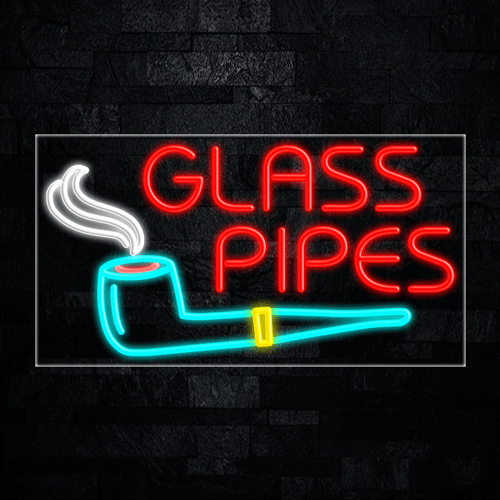 Glass Pipes LED Flex Sign 37″ x 20″