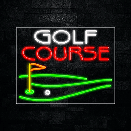 Golf Course LED Flex Sign 31″ x 24″