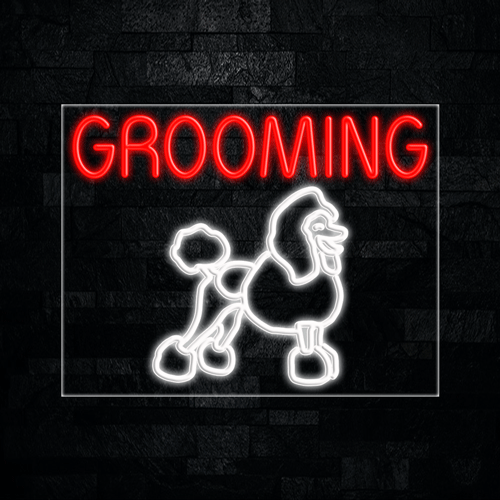 Grooming LED Flex Sign 31″ x 24″