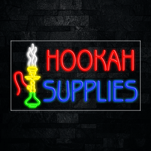 Hookah Supplies LED Flex Sign 37″ x 20″