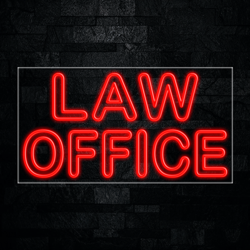 Law Office LED Flex Sign 37″ x 20″