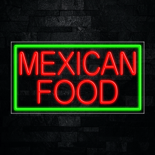 Mexican Food LED Flex Sign 37″ x 20″