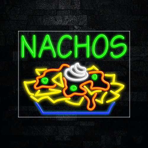 Nachos LED Flex Sign 31″ x 24″