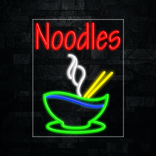 Noodles LED Flex Sign 31″ x 24″