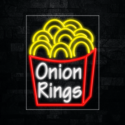 Onion Rings LED Flex Sign 31″ x 24″