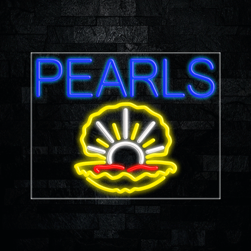 Pearls LED Flex Sign 31″ x 24″