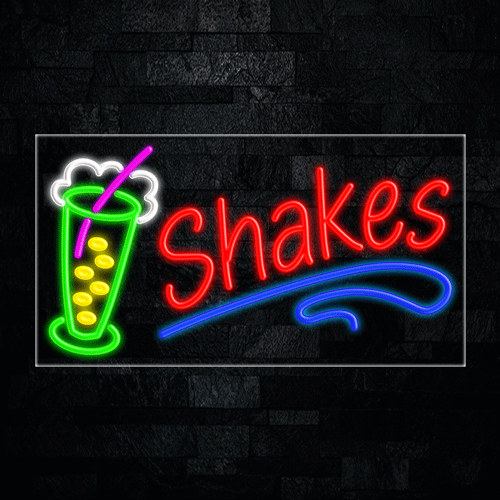 Shakes LED Flex Sign 37″ x 20″