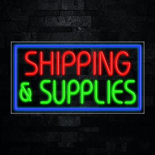 Shipping & Supplies LED Flex Sign 37″ x 20″