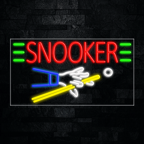 Snooker LED Flex Sign 37″ x 20″