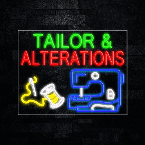 Tailor & Alterations LED Flex Sign 31″ x 24″