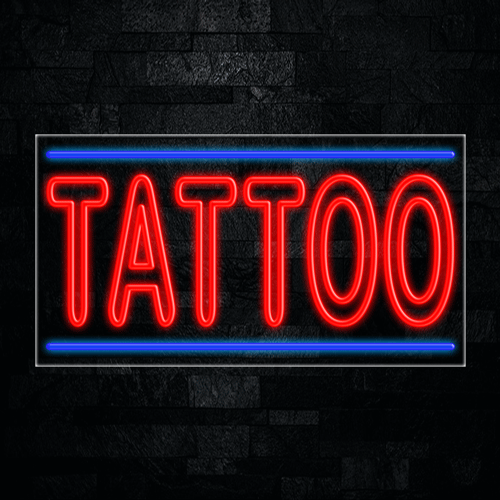 Tattoo LED Flex Sign 37″ x 20″