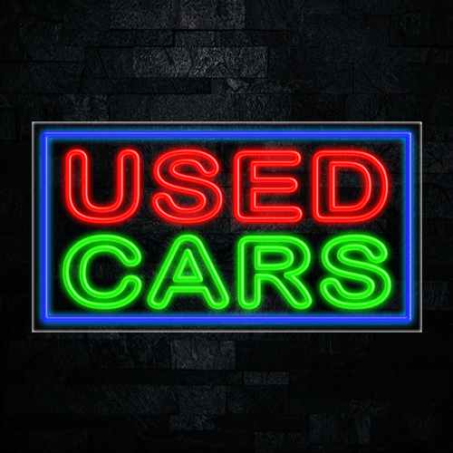 Used Cars LED Flex Sign 37″ x 20″