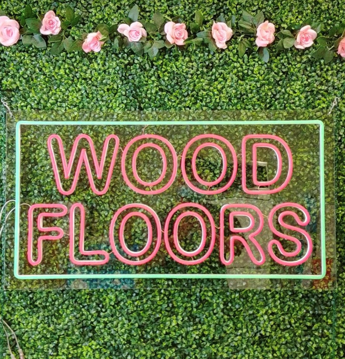 Wood Floors LED Flex Sign 37″ x 20″