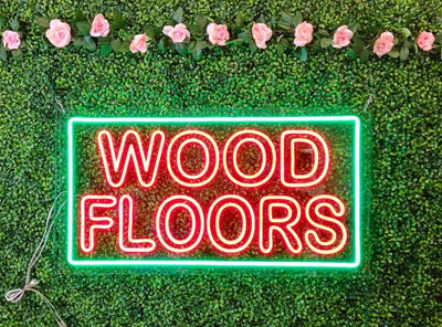 Wood Floors LED Flex Sign 37″ x 20″