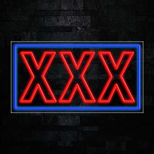 XXX LED Flex Sign 37″ x 20″