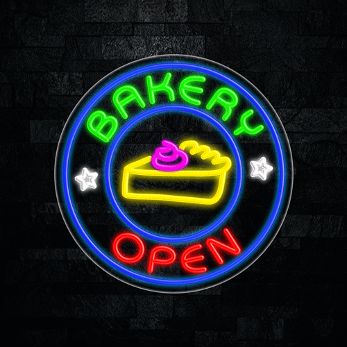 Bakery Open LED Flex Sign 26″ x 26″