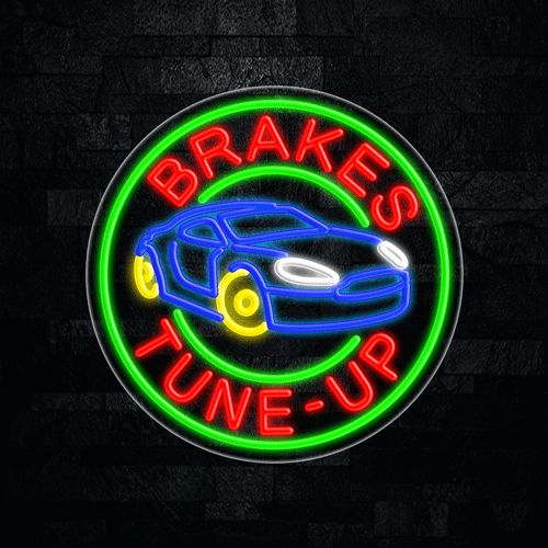 Brakes Tune-Up LED Flex Sign 26″ x 26″