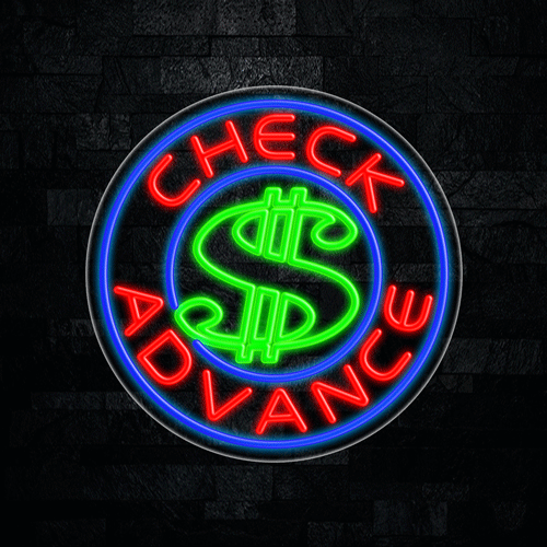 Check Advance LED Flex Sign 26″ x 26″