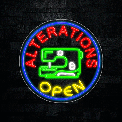 Alterations Open LED Flex Sign 26″ x 26″