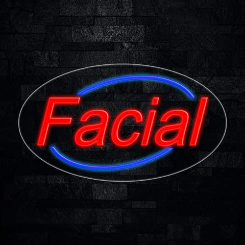 Facial LED Flex Sign 30″ x 17″