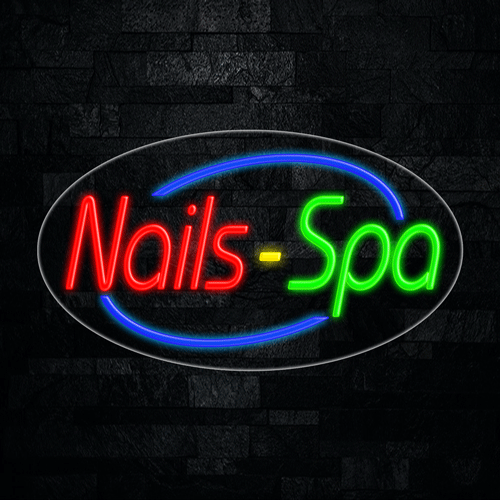 Nails & Spa LED Flex Sign 30″ x 17″