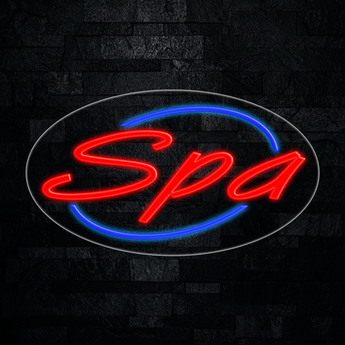 Spa LED Flex Sign 30″ x 17″