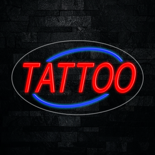 Tattoo LED Flex Sign 30″ x 17″