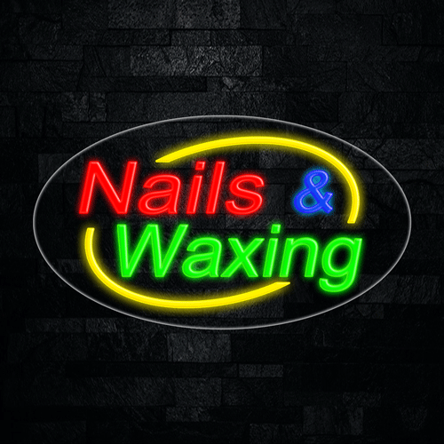 Nails & Waxing LED Flex Sign 30″ x 17″