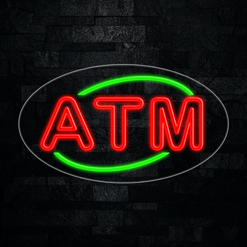 ATM LED Flex Sign 30″ x 17″