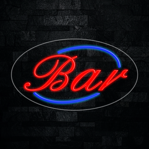 Bar LED Flex Sign 30″ x 17″