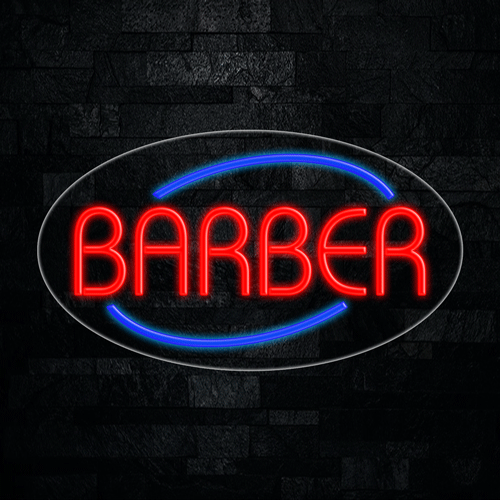 Barber LED Flex Sign 30″ x 17″