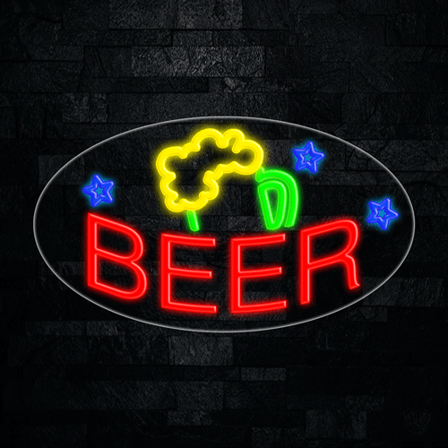 Beer LED Flex Sign 30″ x 17″