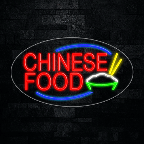 Chinese Food LED Flex Sign 30″ x 17″