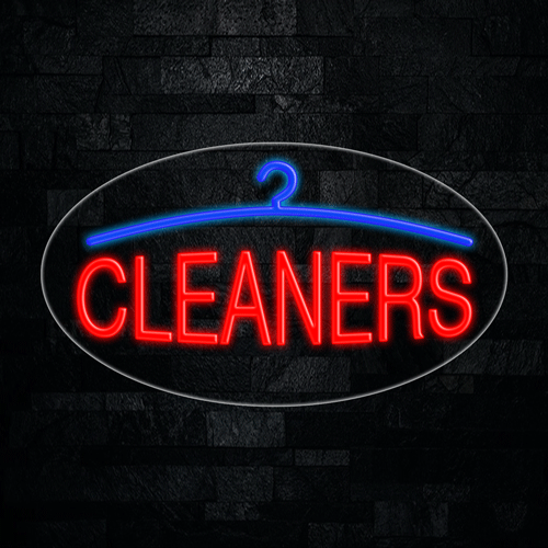 Cleaners LED Flex Sign 30″ x 17″