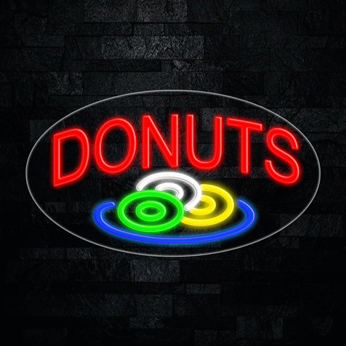 Donuts LED Flex Sign 30″ x 17″