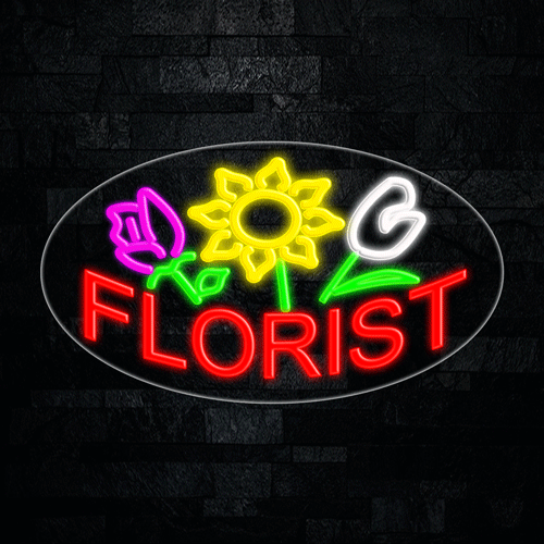 Florist LED Flex Sign 30″ x 17″