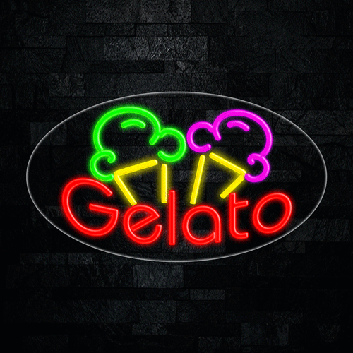 Gelato LED Flex Sign 30″ x 17″