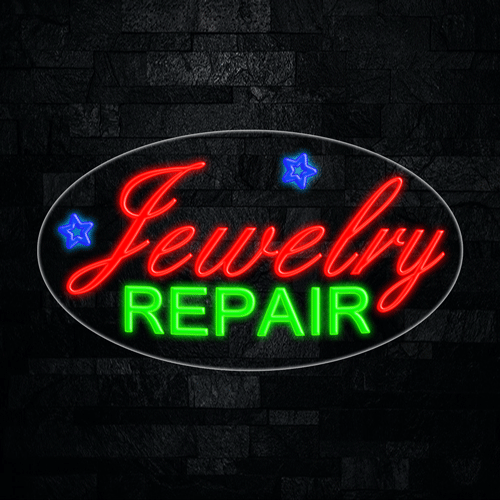 Jewelry Repair LED Flex Sign 30″ x 17″