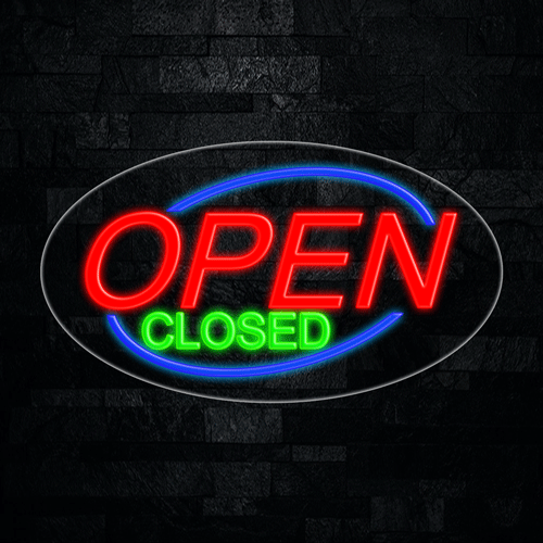 Open Closed LED Flex Sign 30″ x 17″