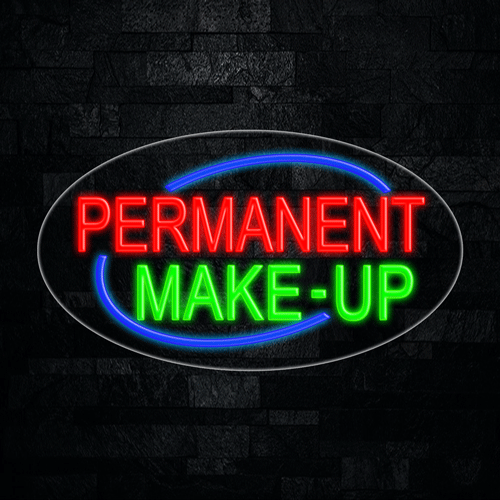 Permanent Make-Up LED Flex Sign 30″ x 17″